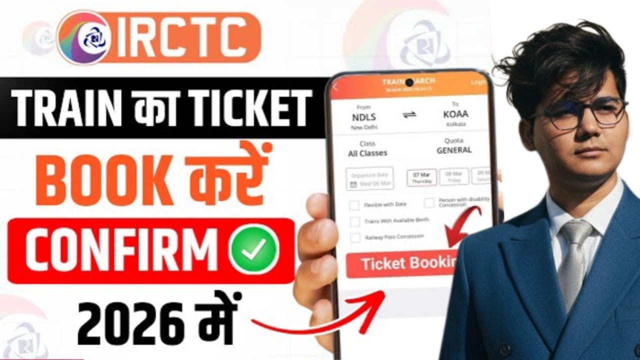 IRCTC Se Ticket Kaise Book Kare 2026 | How To Book Train Tickets Online In India | Train Ticket