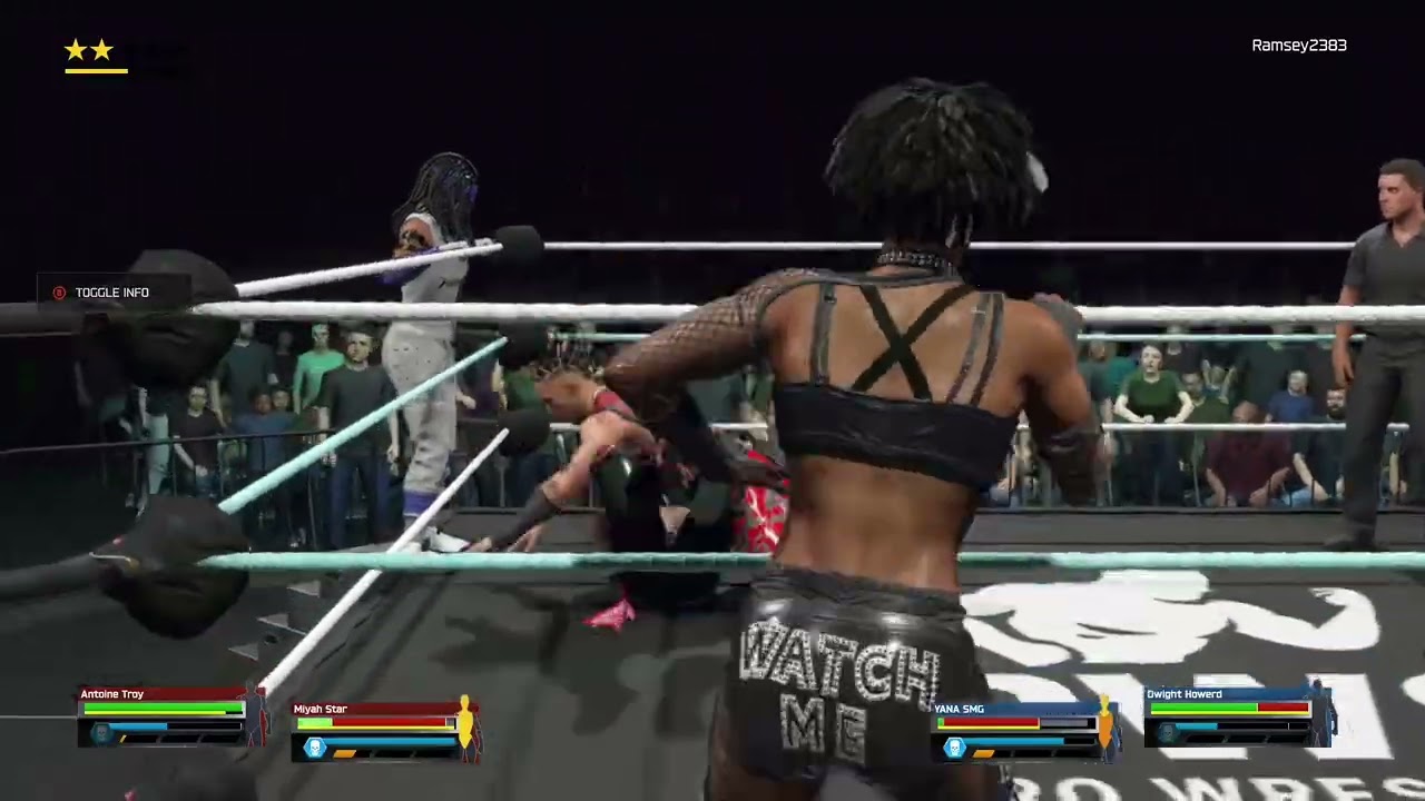 «Звёзды» против ЯныSMG и Дуайта Хоуэрда — WWE 2K25