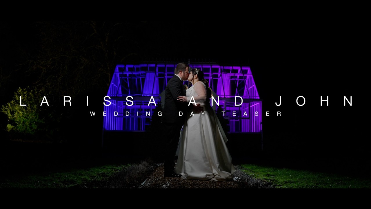 Larissa and John | Wedding Day Teaser | Plum Park Manor, Northamptonshire