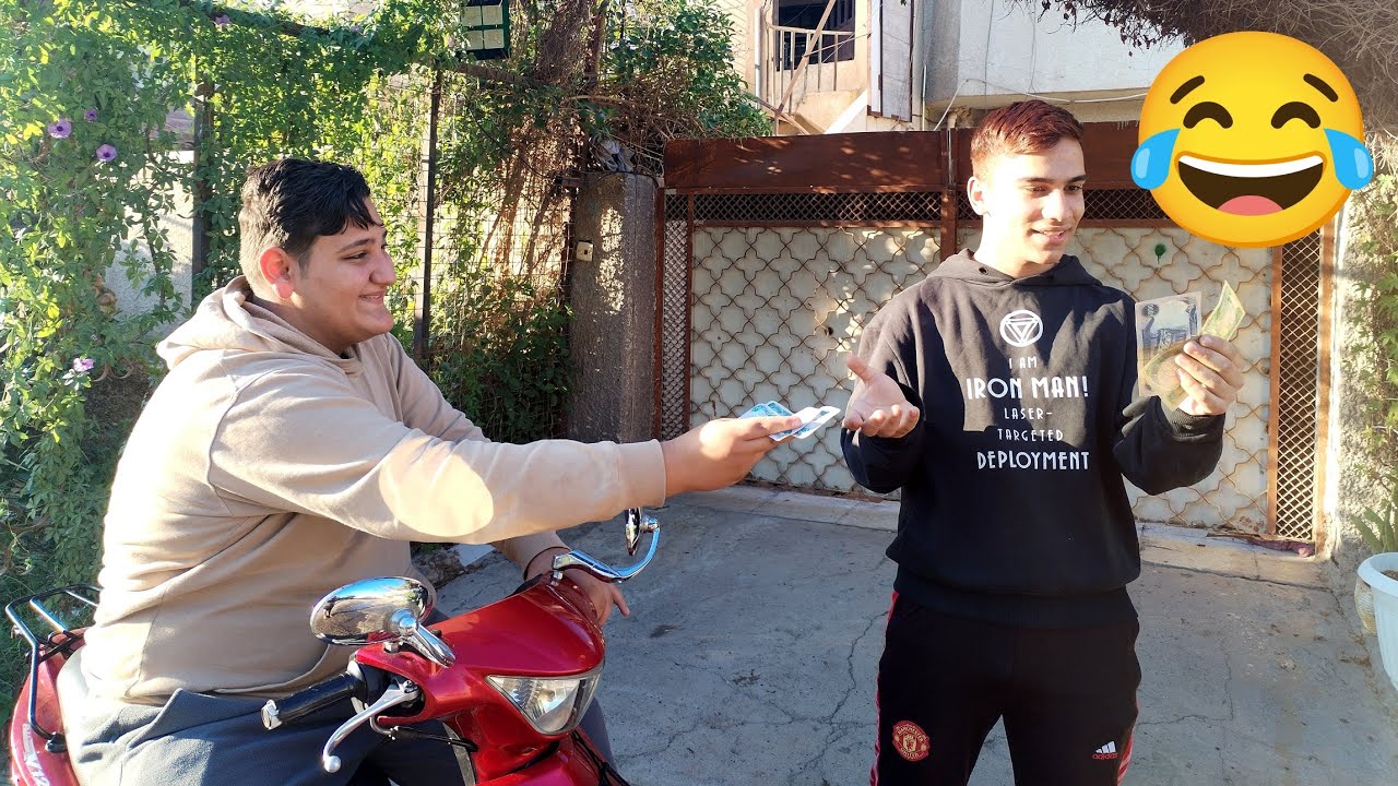 #تحشيش رسول يسوي دراجه🏍️مؤمن🤣