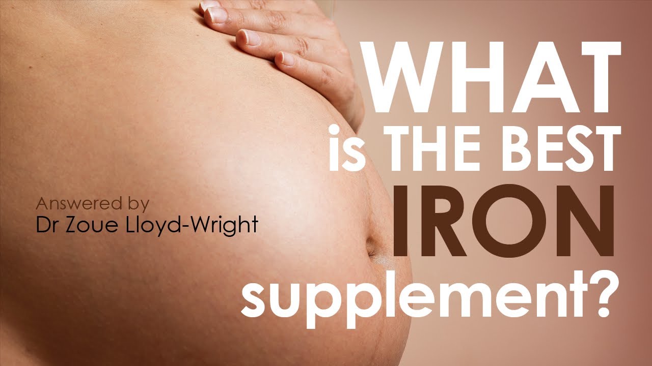 The best iron supplement with no side effect