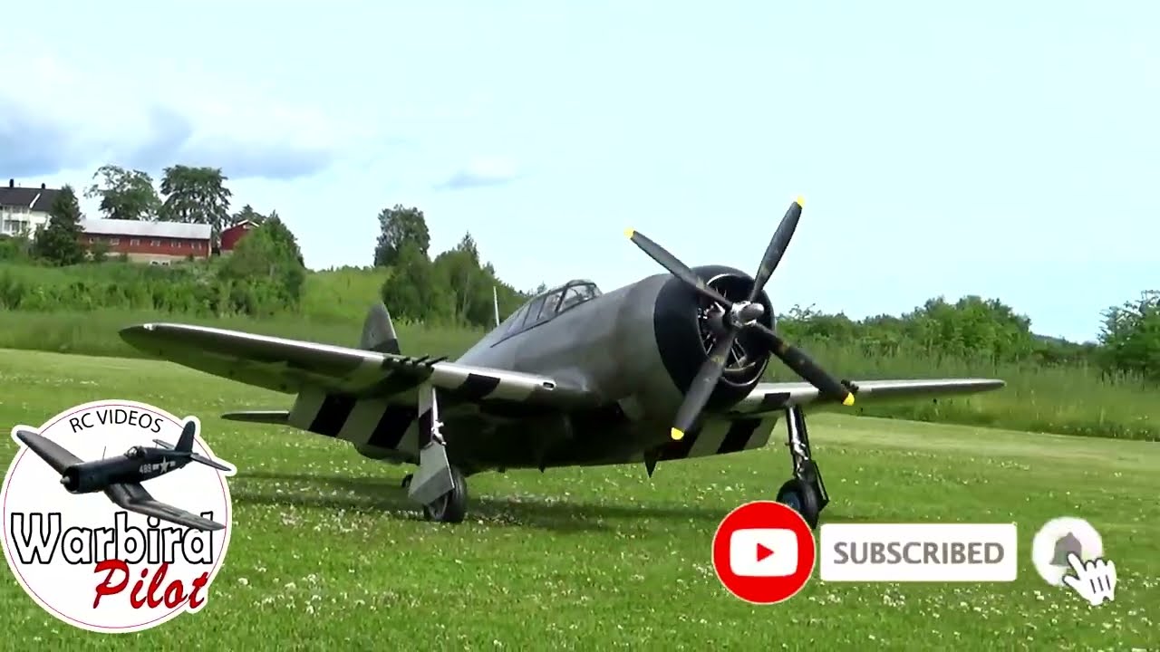 Carf P-47 Razorback moki 250cc radial engine