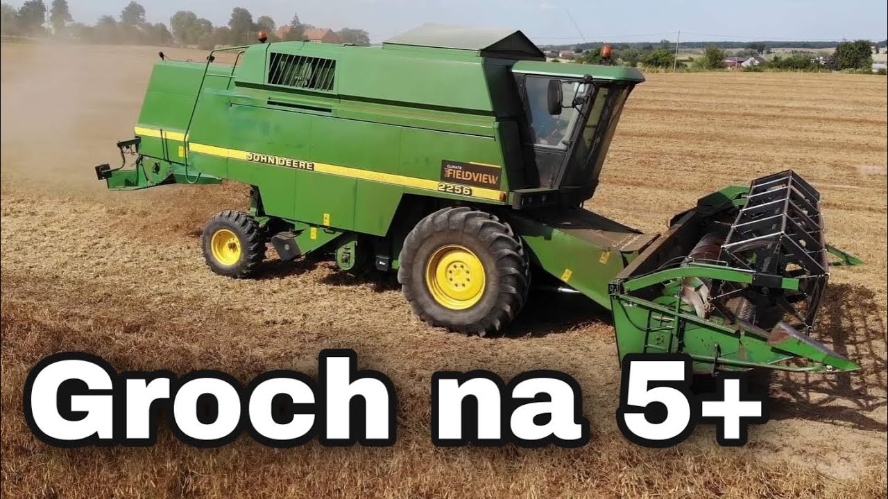 #Żniwa 2020/ 3x John Deere/ Groch przybija piątke/ Kula