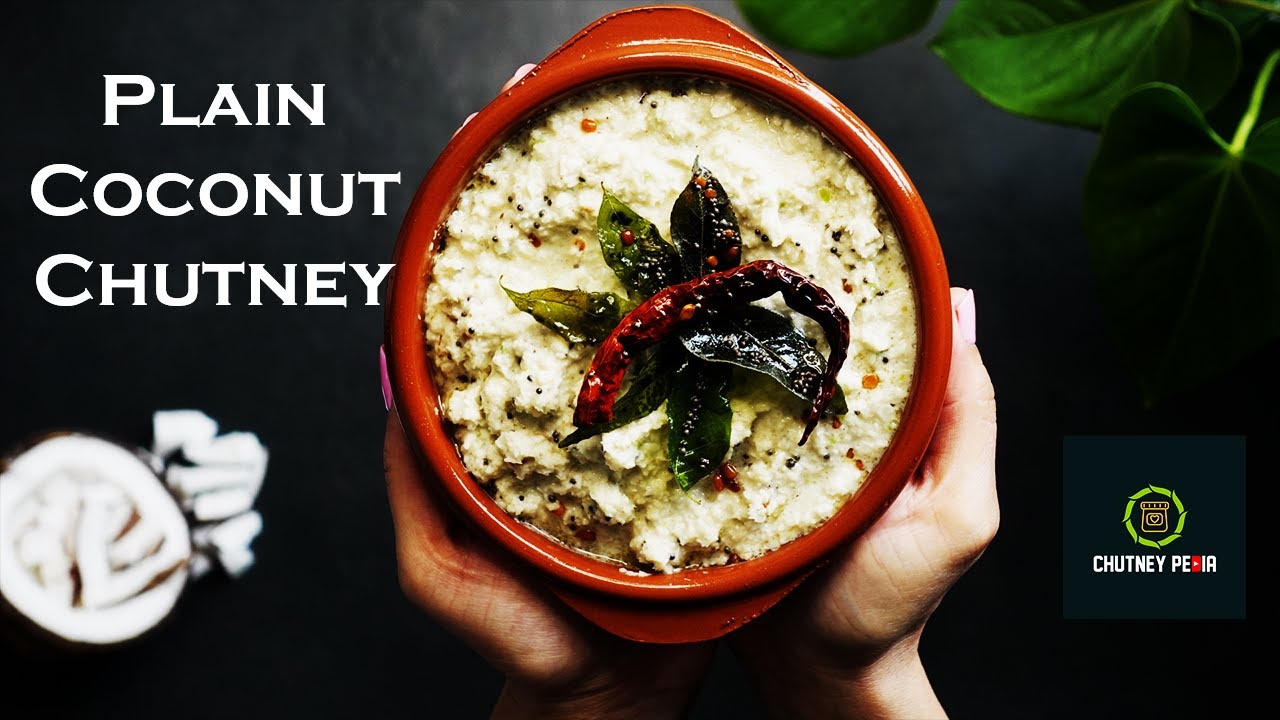 Plain Coconut Chutney | ChutneyPedia | how to make coconut chutney | Quick & Easy | Pachdi | chatni