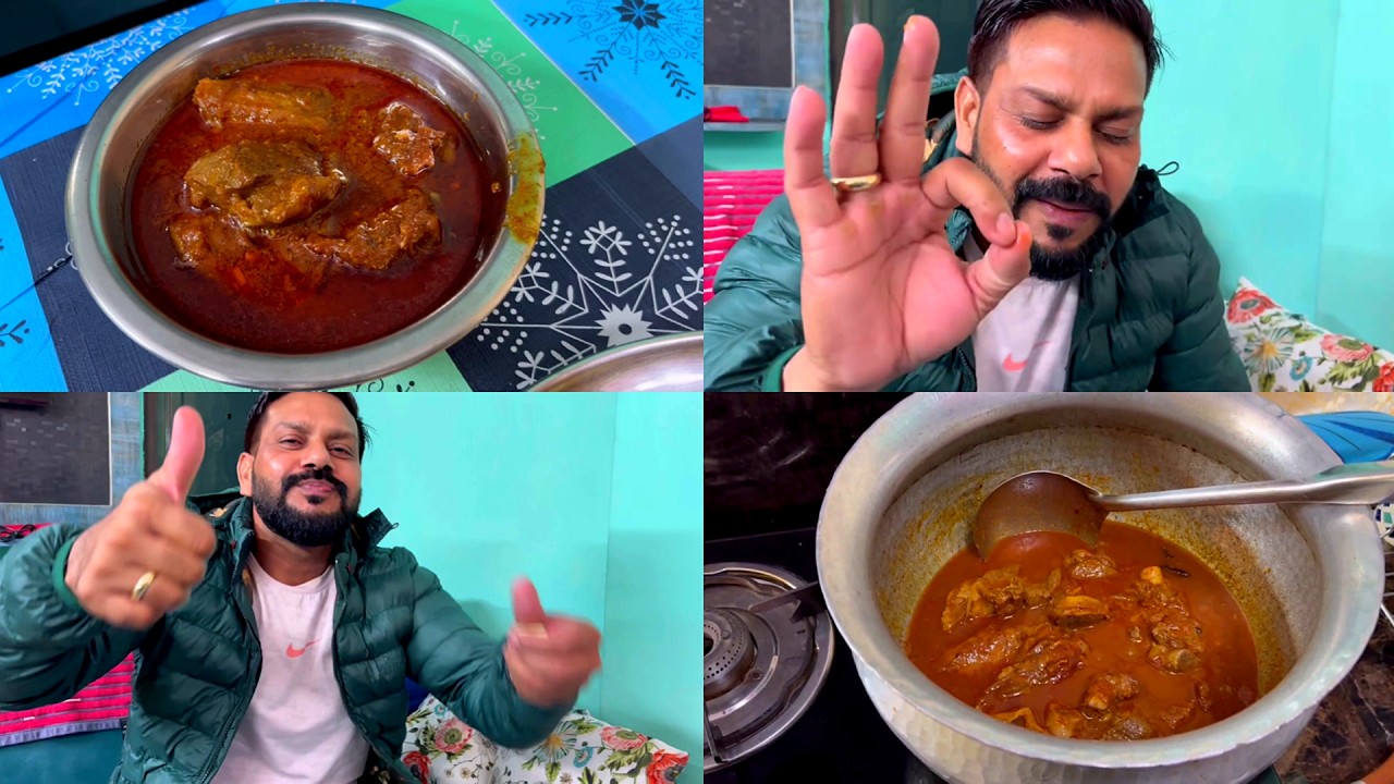 बस एक बाइट 🍗🔥 और दोस्त बोला – भाई तू  रेस्टोरेंट खोल ले | Parth Dobriyal Vlog |