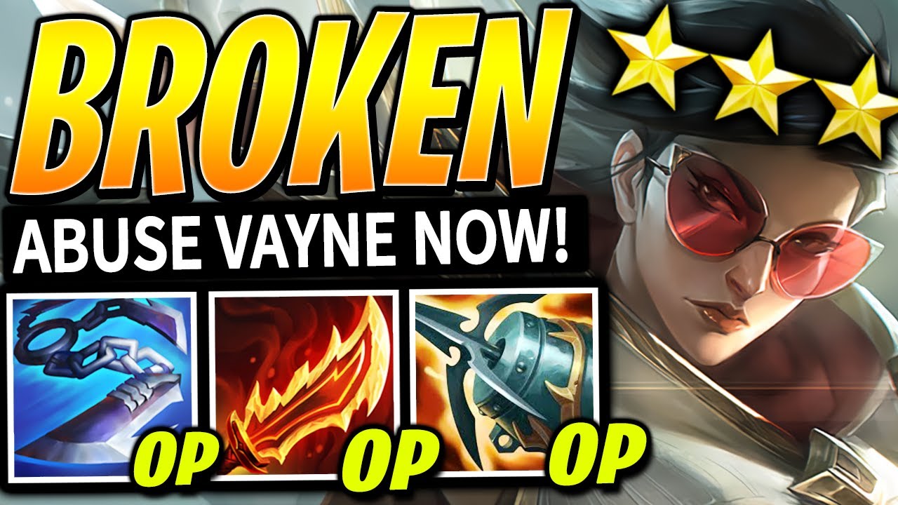 ABUSE THIS BROKEN VAYNE 3 COMP in RANKED! - Set 16 Meta | TFT Patch 16.1 | Teamfight Tactics Guide