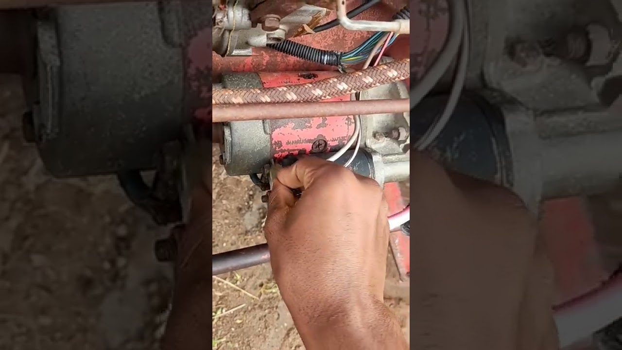 Mahindra self motor Start simple method 1rupee pothum 😲😲😮