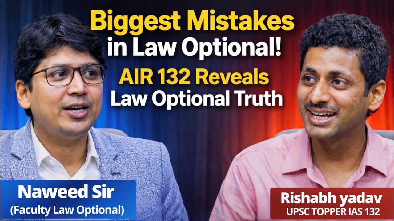 The Law Optional Strategy That Actually Works? | Rank 132 UPSC Podcast | #forumias | #upsc