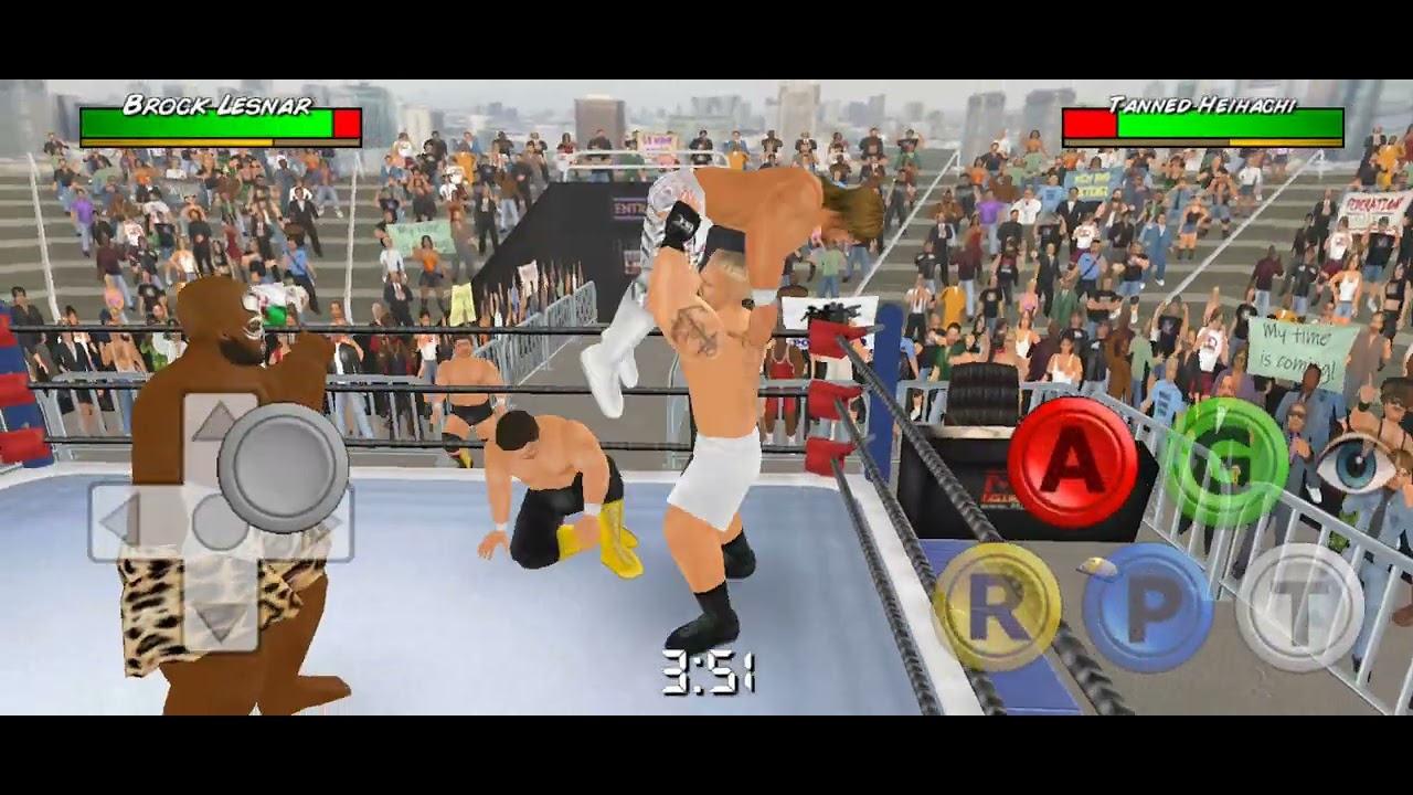 Brock Lesnar won Royal Rumble match #nostalgic #nostalgia #gaming #vita #viralvideo #wwe #wrestling 