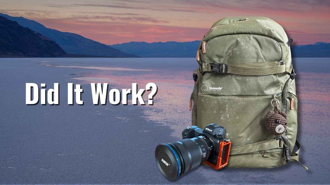 Я сменил сумку для фотоаппарата, а не сам процесс фотосъемки.