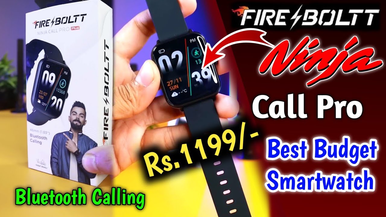 Fire-Boltt Ninja Call Pro Plus Smartwatch || Best Smartwatch Under 1500 || best smartwatch 2025 ⚡⚡