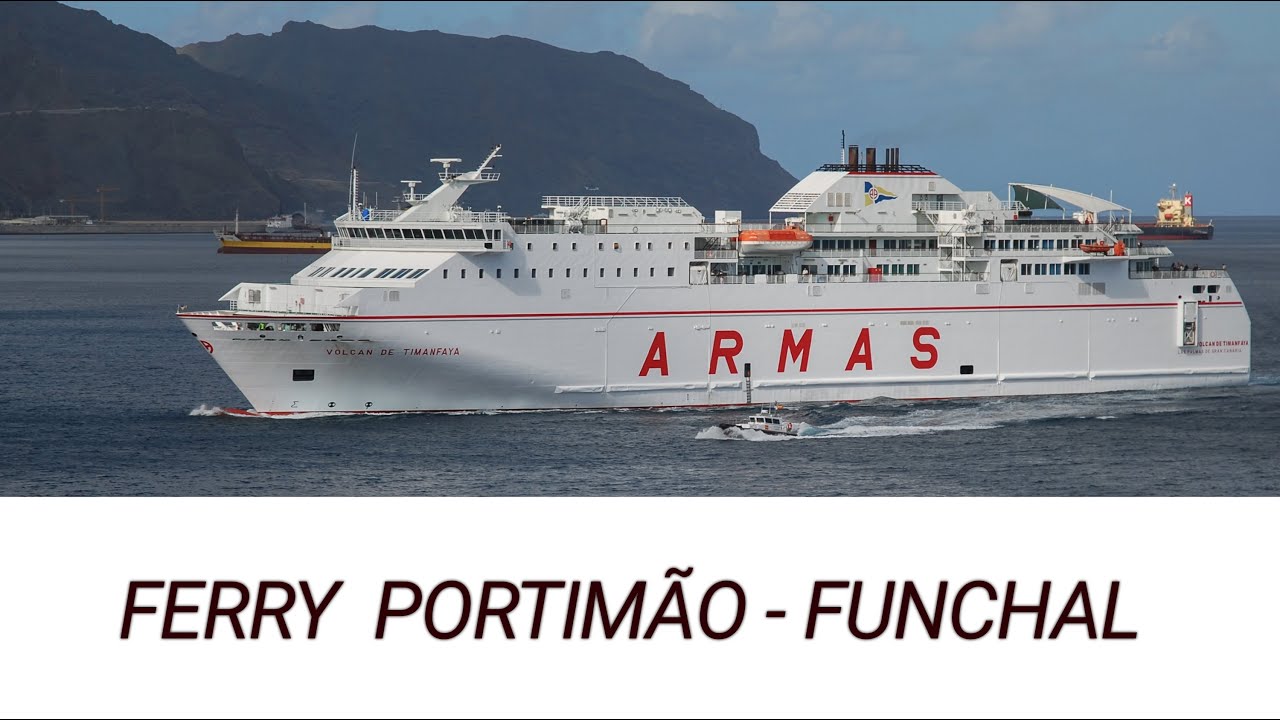 INDO PARA A ILHA DA MADEIRA DE FERRY