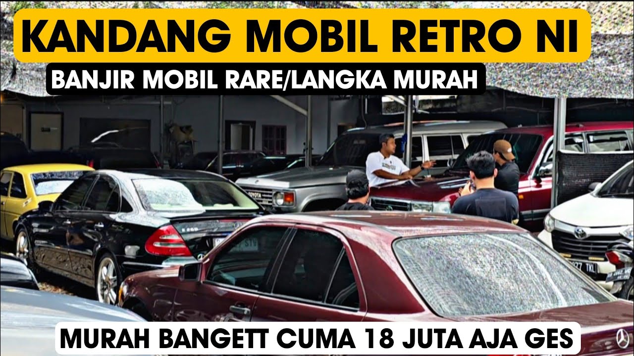 Jual 18 Juta aja Nih..KANDANG MOBIL RETRO Banjir Mobil Langka Diesel Murah Banget Nih