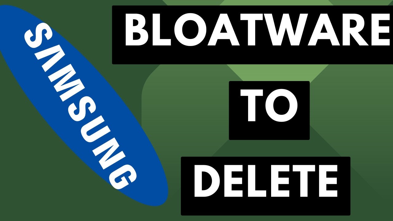 These Samsung Galaxy Preinstalled Apps Are Safe to Disable and Uninstall