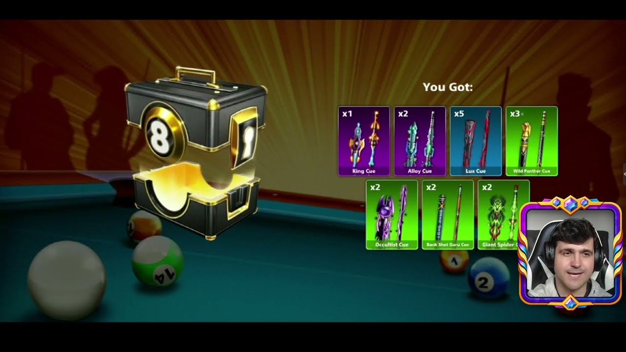 Opening Many Expert Boxes Collector's in 8 Ball Pool Trying to Get New Amazing Cues