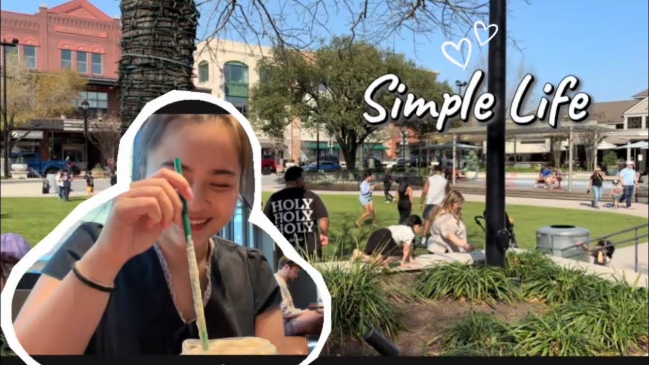 Vlog27:The Woodlands Market street #texas Đi chơi ngày cuối tuần uống Starbucks công thức siêu ngon 