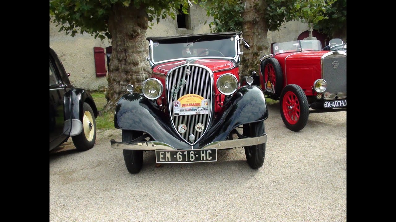 Journée européene du patrimoine rétromobiles limousines a Bellegarde 87