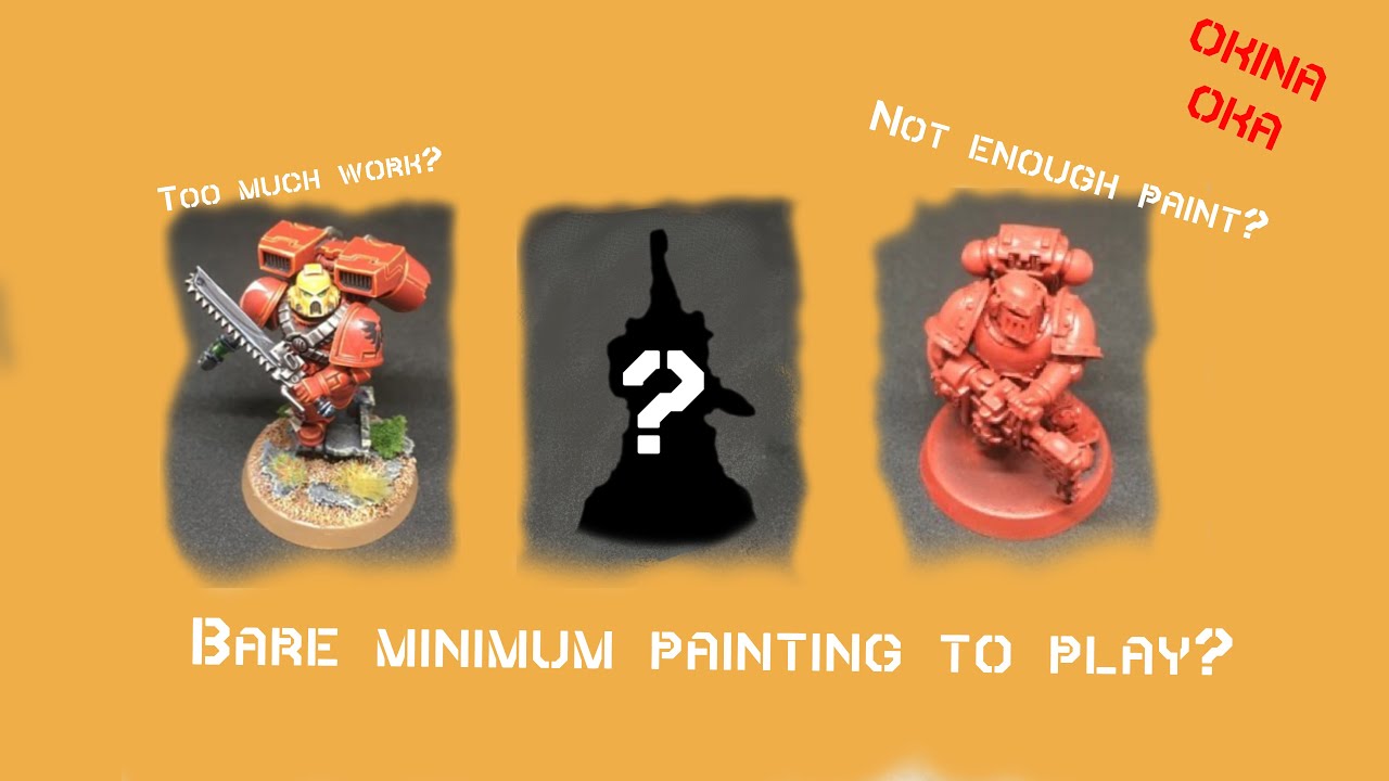 Bare Minimum Painting? Battle Ready Explained