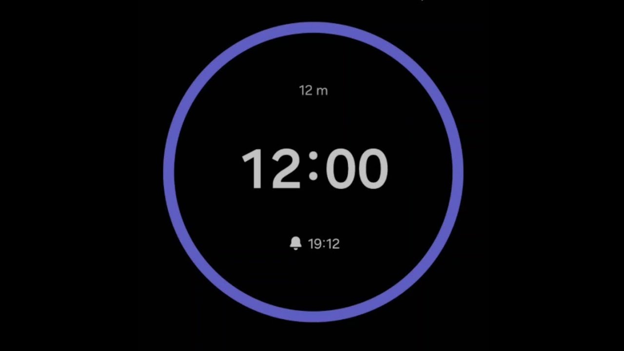 12 Minute Countdown Timer  ⏰️ 
