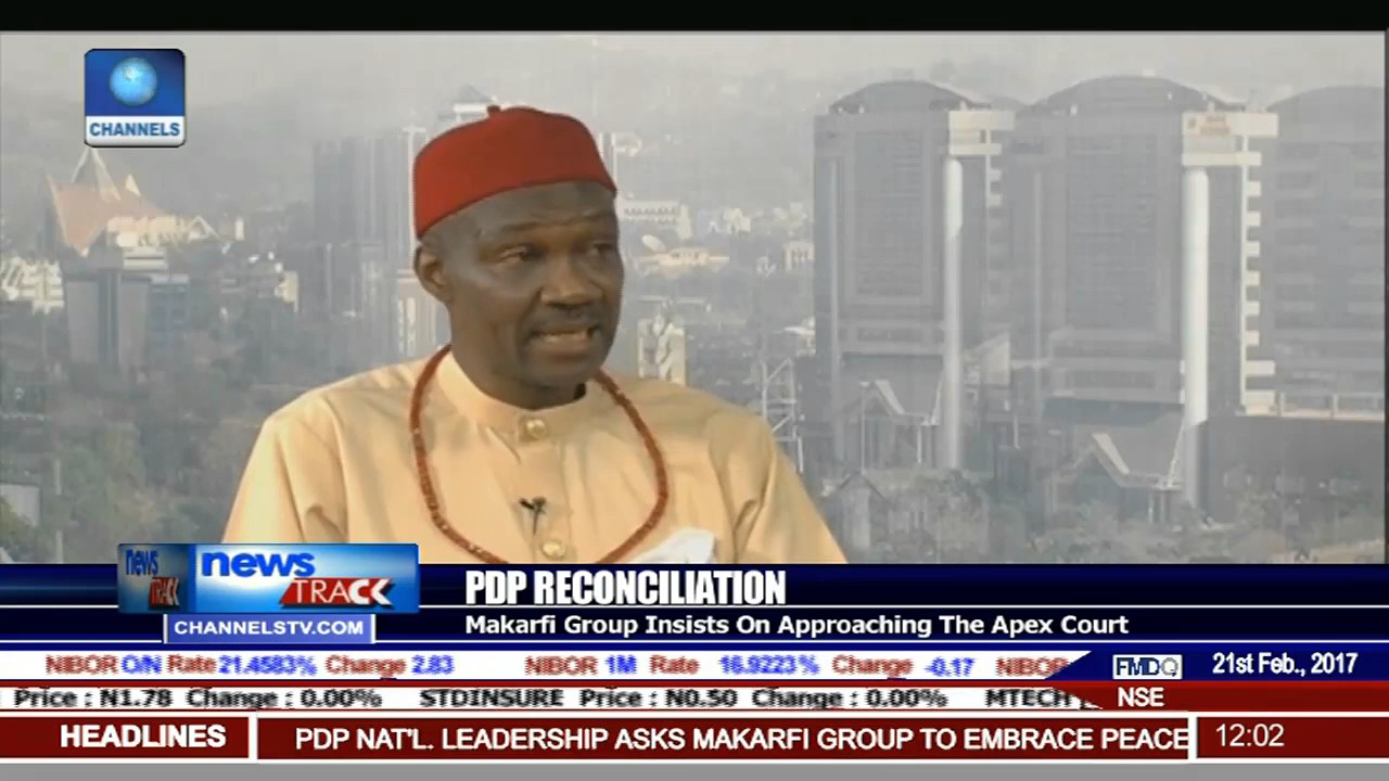 PDP Nat'l Leadership Asks Makarfi Group To Embrace Peace