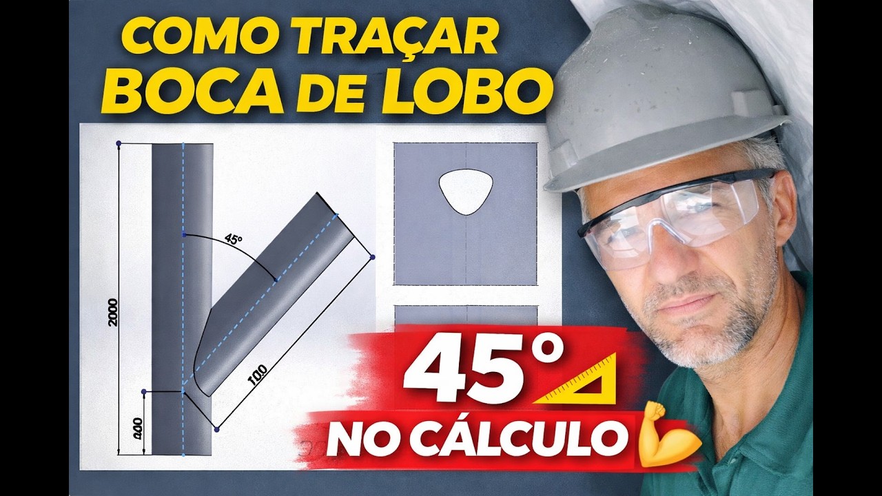 🔥 Como Traçar Unha a 45° no Cálculo – Passo a Passo 🔥