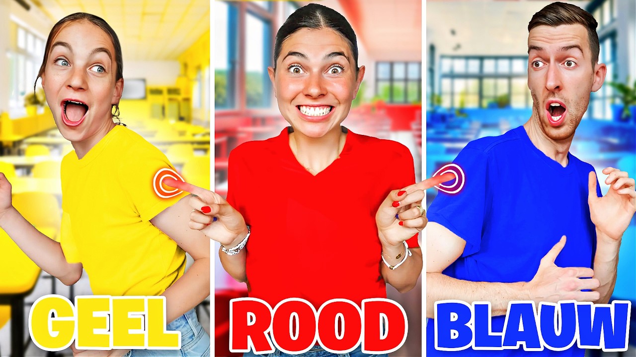 TIKKERTJE MAAR IN 1 KLEUR (Op School) #679