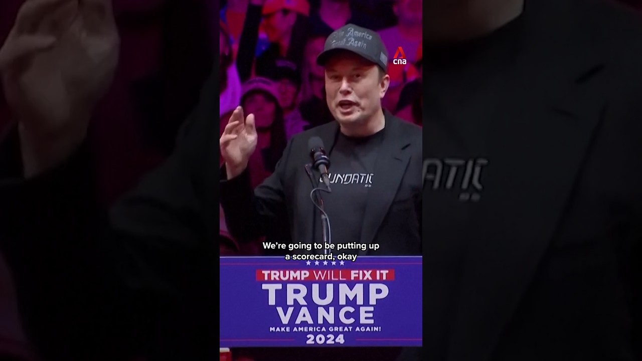 Elon Musk says he&rsquo;s 'dark, gothic MAGA' at Trump rally