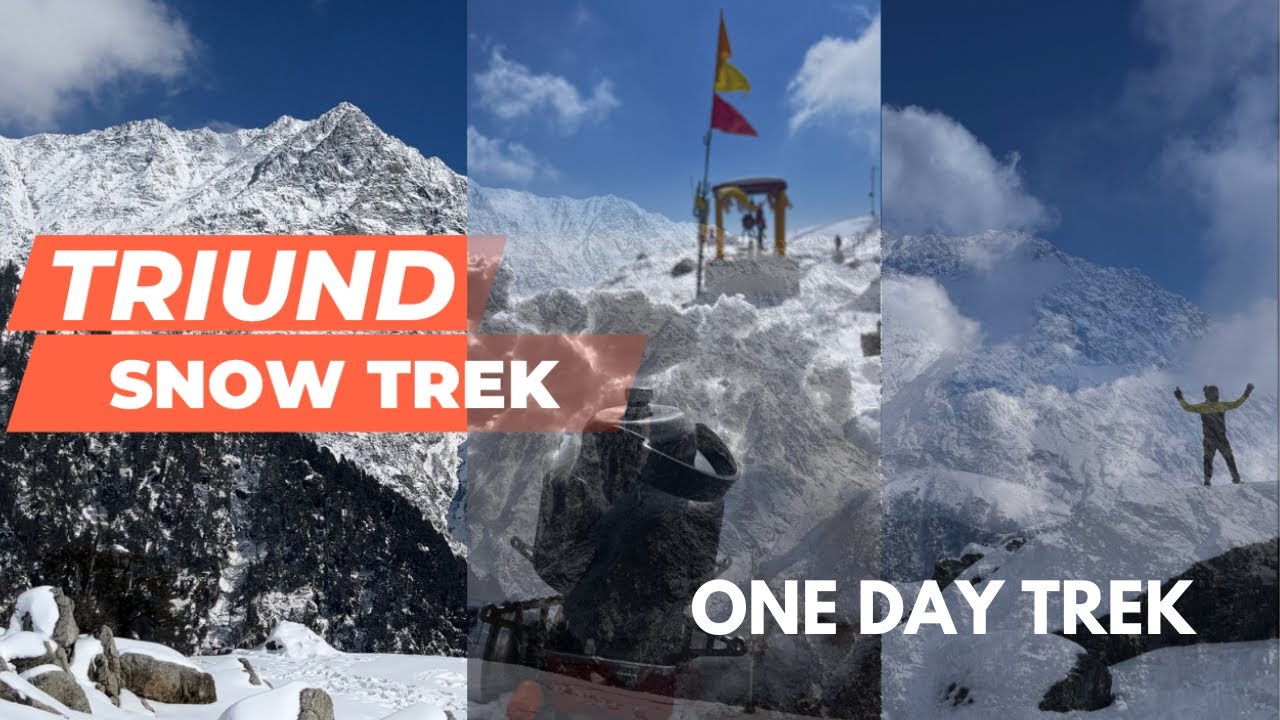 Triund snow trek | triund trek | baraf hi baraf