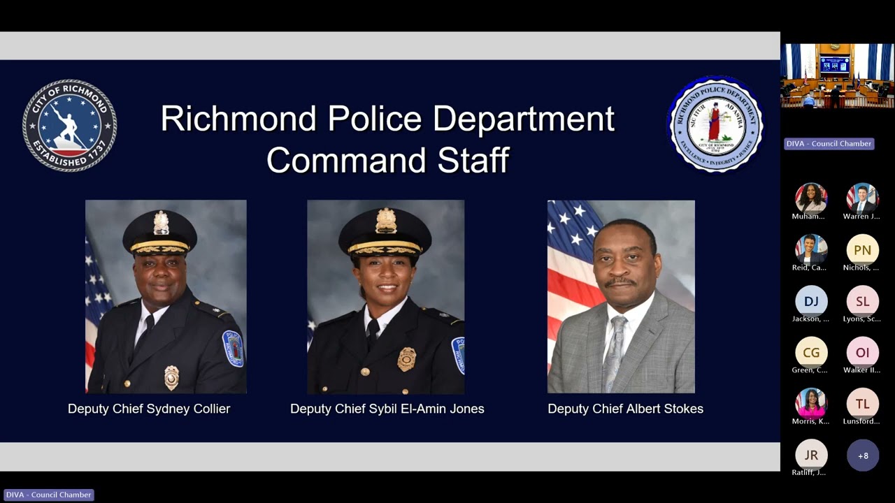 Richmond, VA City Council - Public Safety Committee Meeting - 2025-01-28