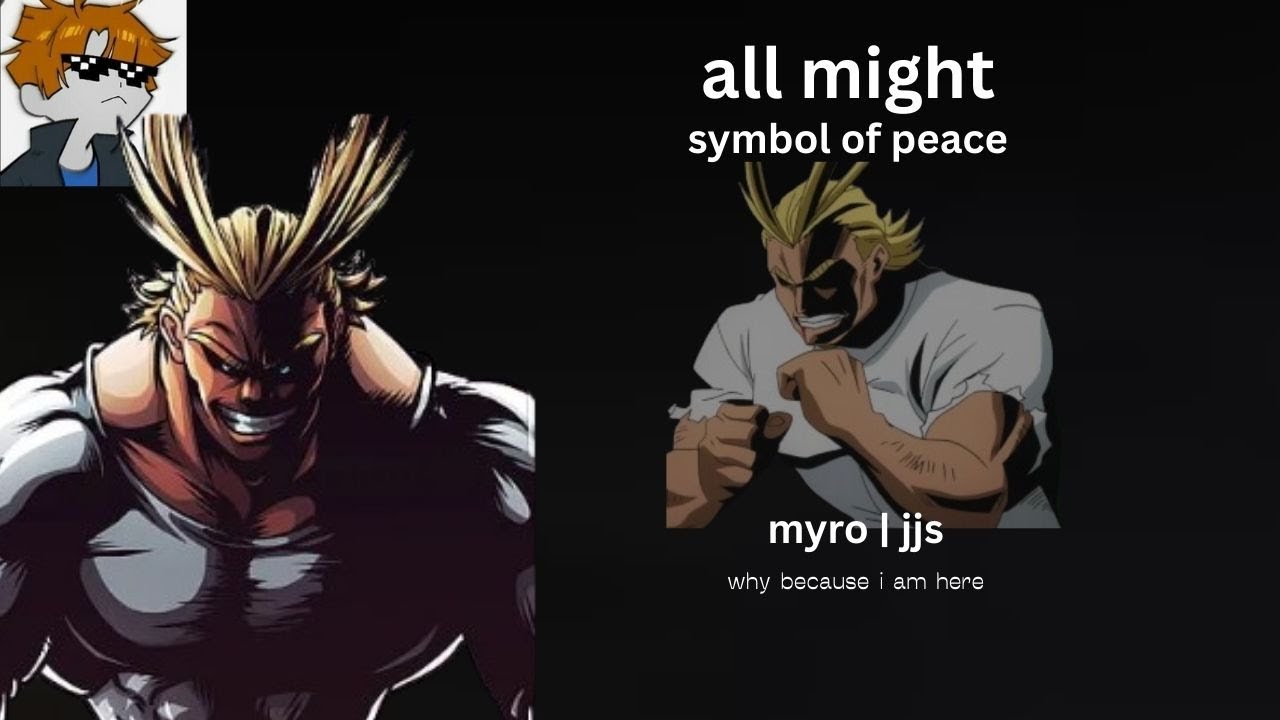 [ symbol of peace ] all might custom moveset | jjs