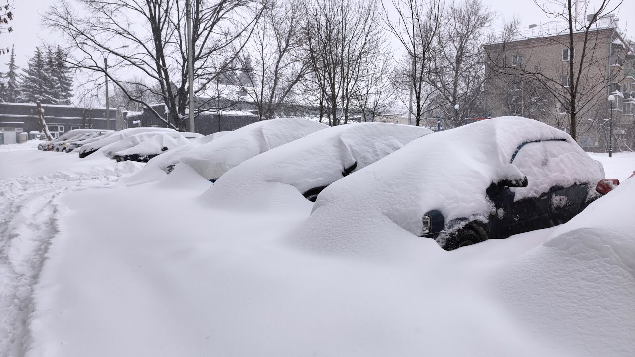МОЩНЕЙШИЙ СНЕГОПАД обрушился на Москву и область! Snowstorm in Moscow - January 8-9, 2026.