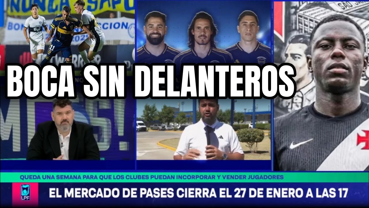 BOCA SIN 9 para ARRANCAR LA LIGA PROFESIONAL y la COPA LIBERTADORES 2026