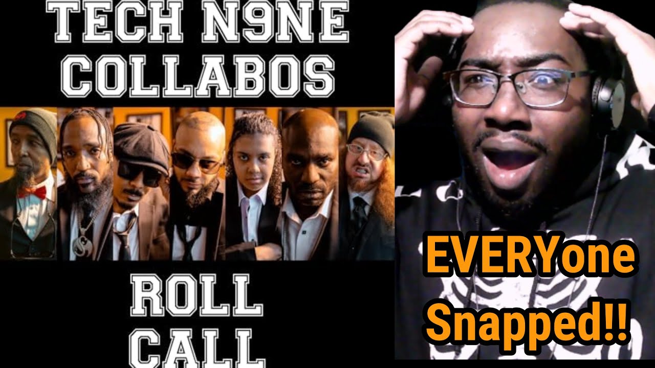 *RAP GIANTS!!* TECH N9NE COLLABOS “ROLL CALL” - Live w Tech N9ne & Special Guests | REACTION!!!