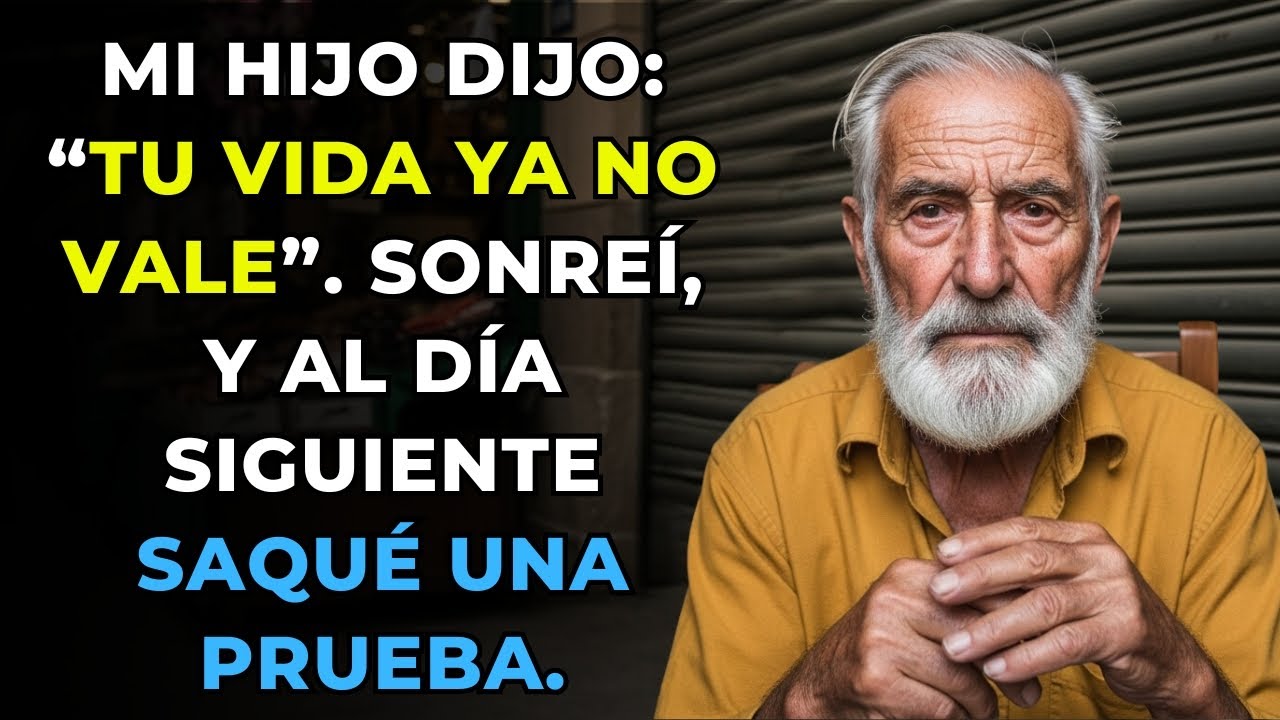 MI HIJO DIJO: “TU VIDA YA NO VALE”. SONREÍ, Y AL DÍA SIGUIENTE SAQUÉ UNA PRUEBA.