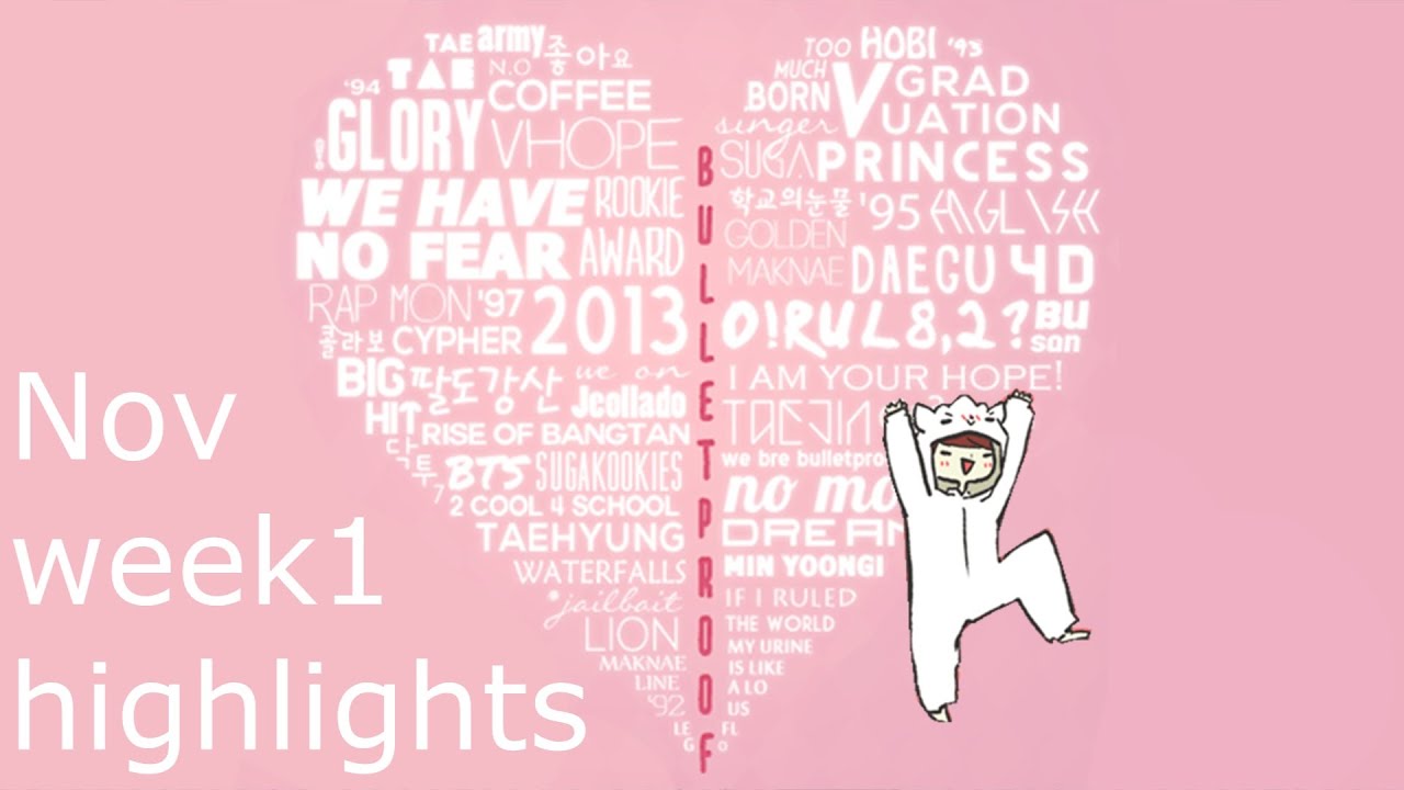[Nov week1] BTS cute and funny highlights