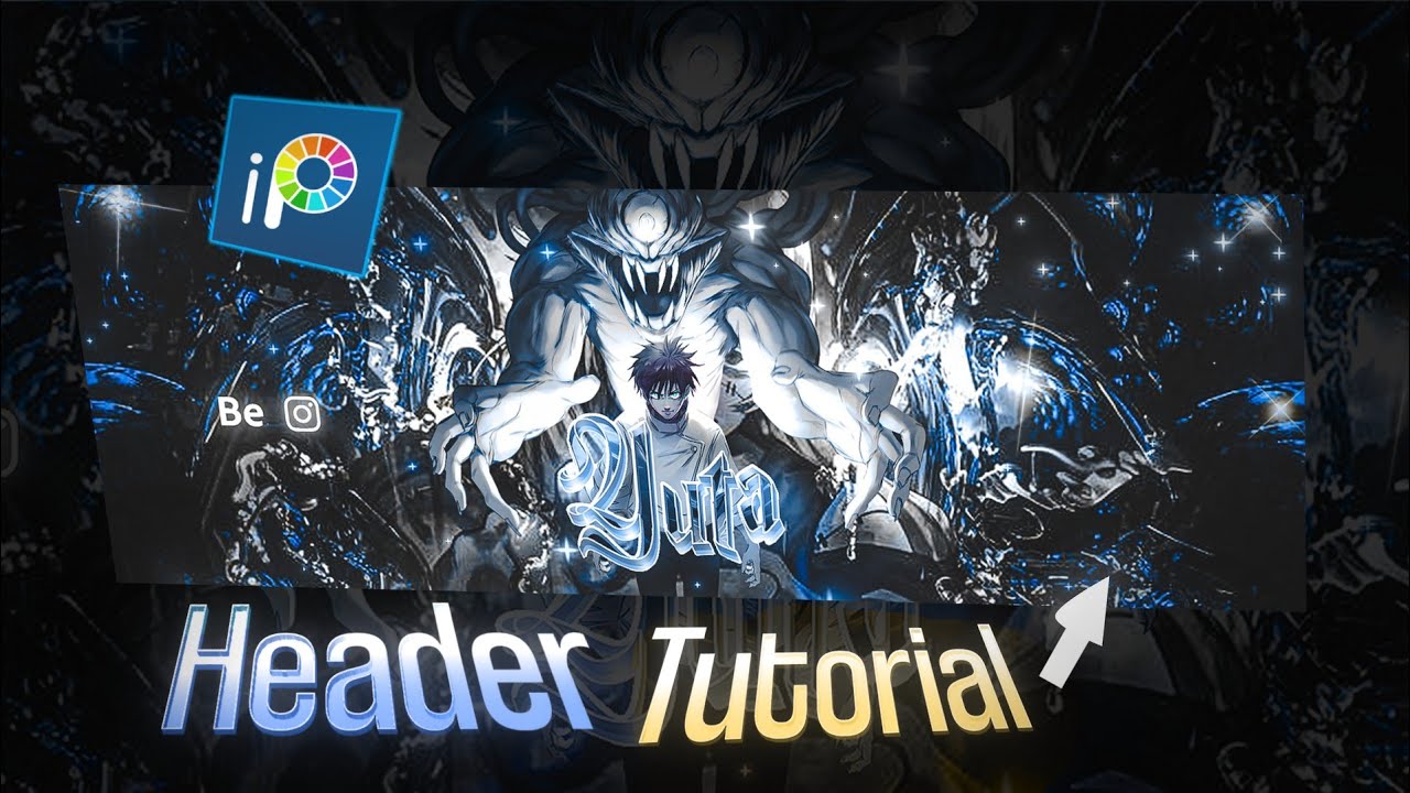 How To Make This Anime Header Gfx On Android | Ibis Paint X Tutorial