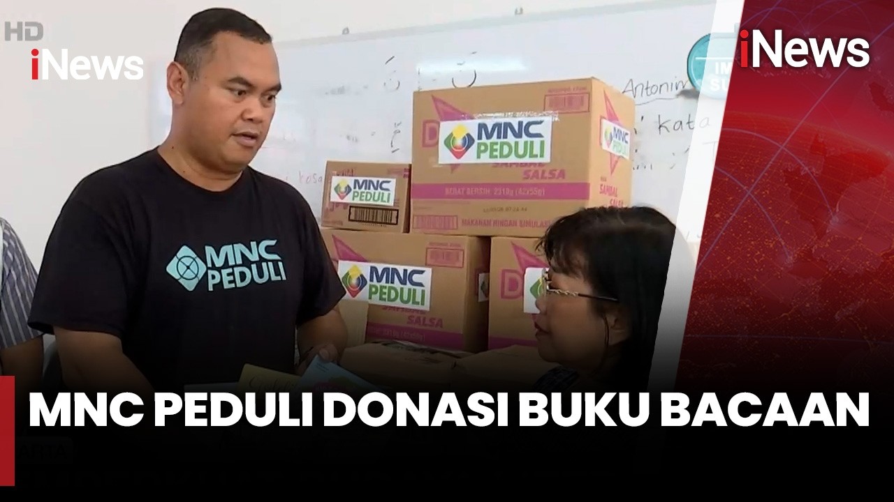 Perkuat Budaya Literasi, MNC Peduli Donasi Buku ke SDN Cikini 01 | iNews Pagi (2/3)