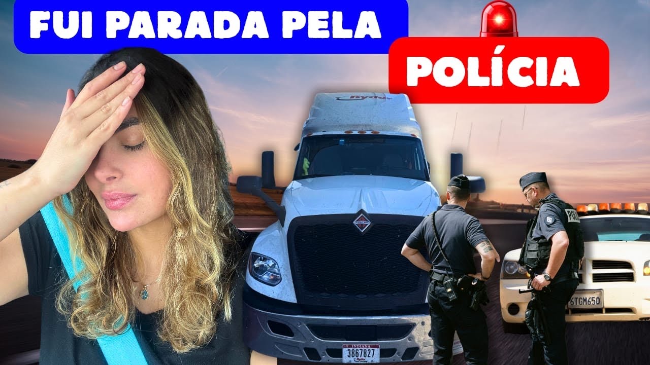 🚔 Polícia nos Estados Unidos não perdoa caminhoneiro!