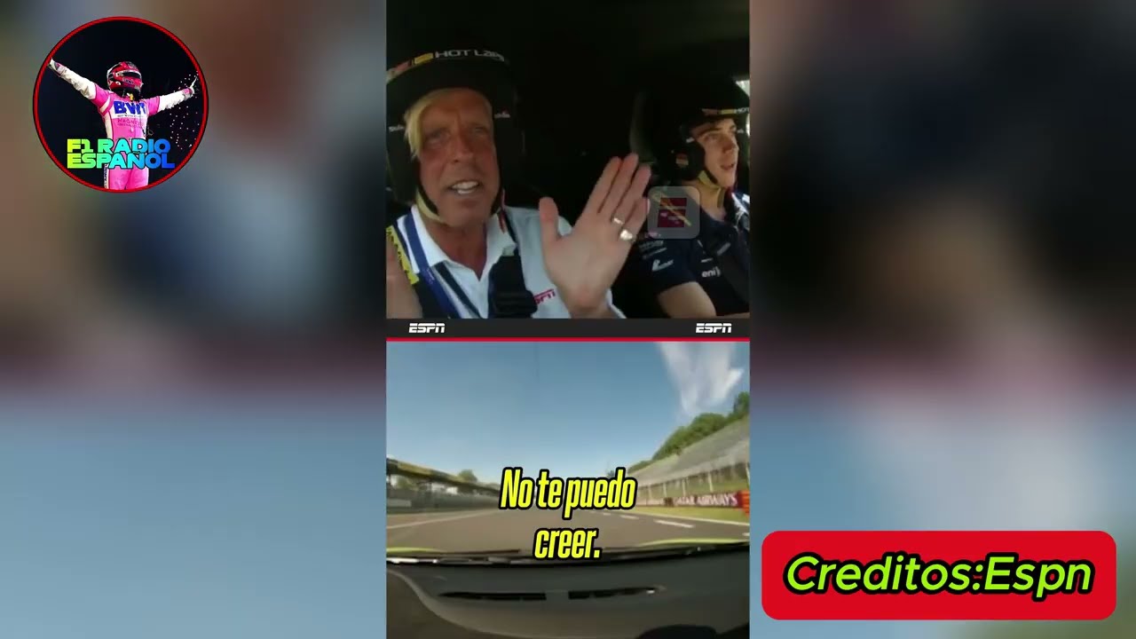 Las Aventuras de Juan Fossaroli y Franco Colapinto en la HOT LAP🤣🤣🤣🤣 . F1 radio