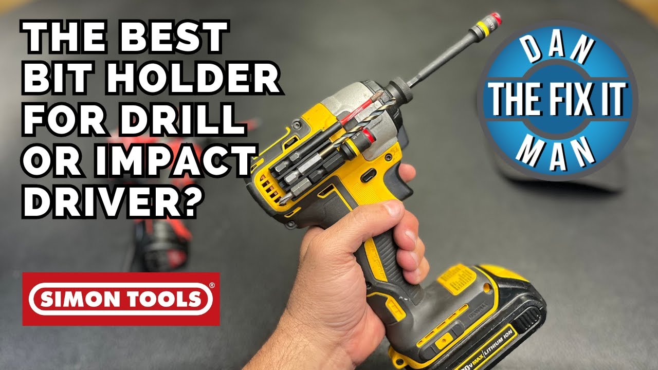 SIMON TOOLS - Universal Stick On Magnetic Bit Holder for Dewalt, Makita, Klein, Bosch and Milwaukee!