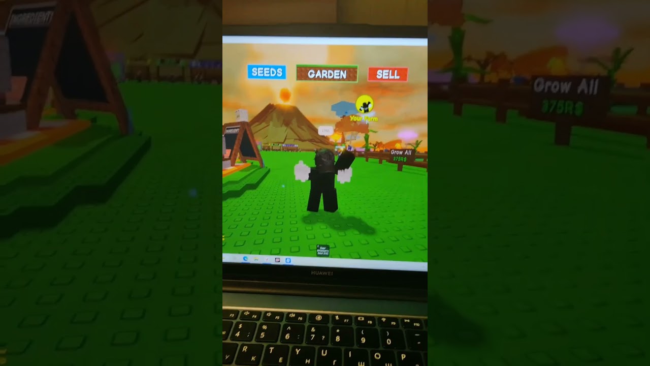 Джандел ночью  #roblox #growagardenroblox