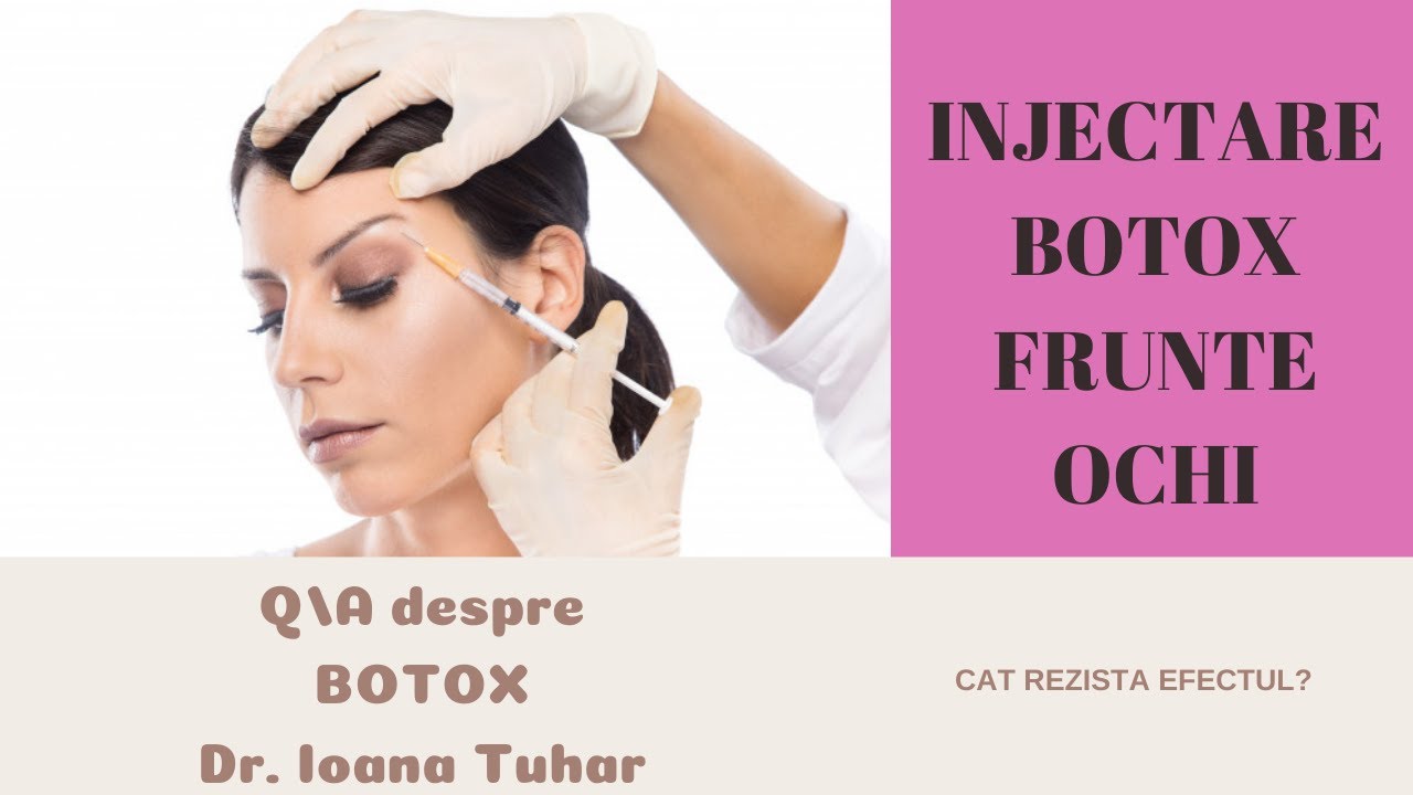 CUM SCAPI DE RIDURI IN 3 MINUTE | BOTOX FRUNTE SI OCHI |  Dr. Ioana Tuhar