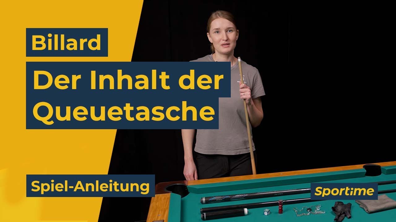 Spielanleitung Billard - Der Inhalt der Queuetasche
