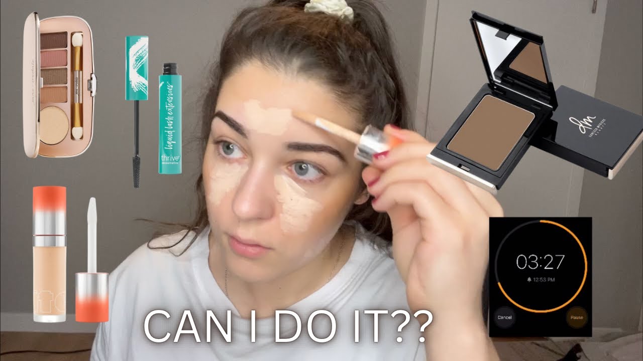 5 Minute Makeup Challenge Real Time - NO EDITS