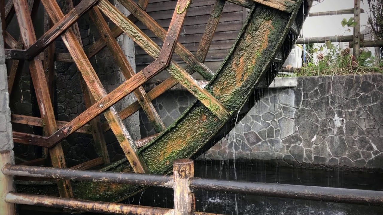 Driving to the water wheel -- TimeLapse　熊本県 南阿蘇 水車小屋