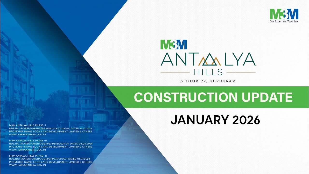 M3M Antalya Hills – Construction Update January 2026