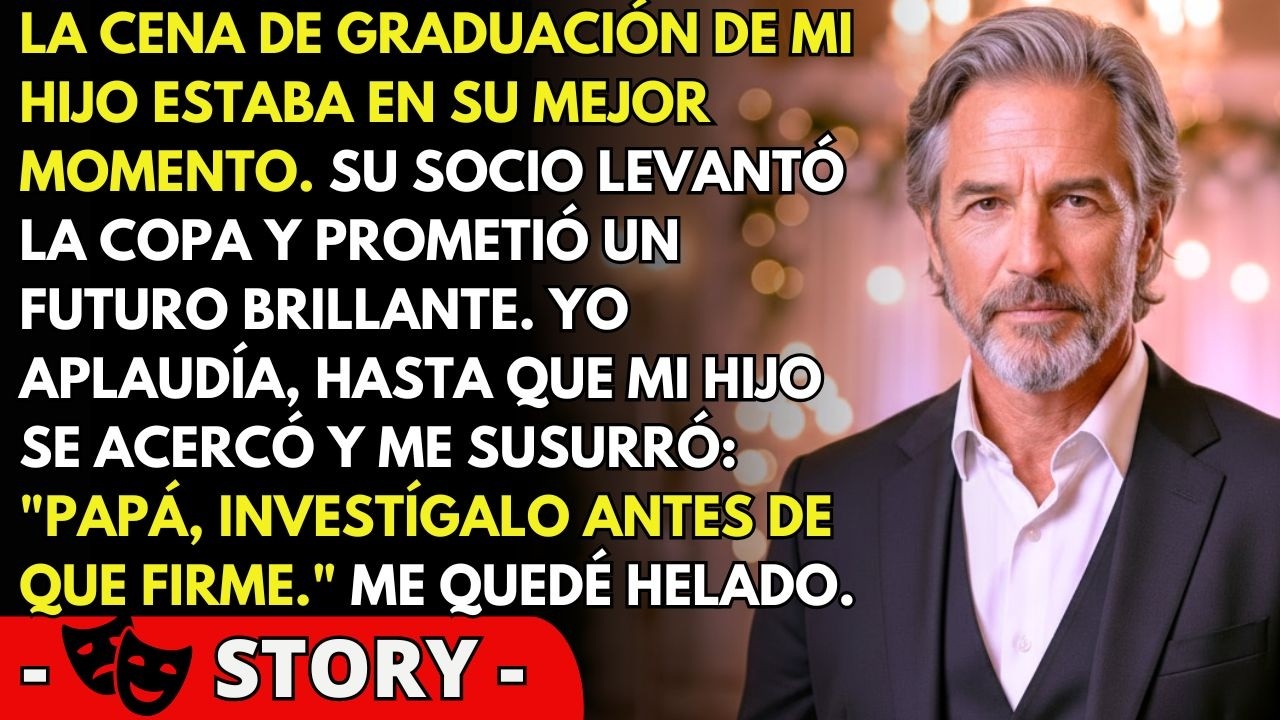En La Cena De Graduación De Mi Hijo, Su Socio Brindó Por El Futuro… Y Él Me Susurró: 