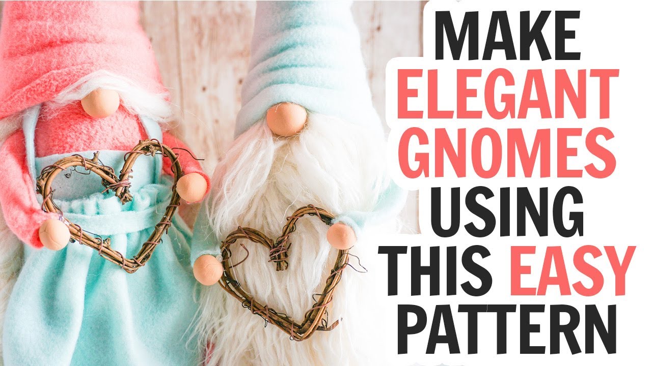 Gnome Sewing Pattern / Gnome Pattern for Beginners / Gnomes DIY / How to Sew a Gnome / DIY Gnomes