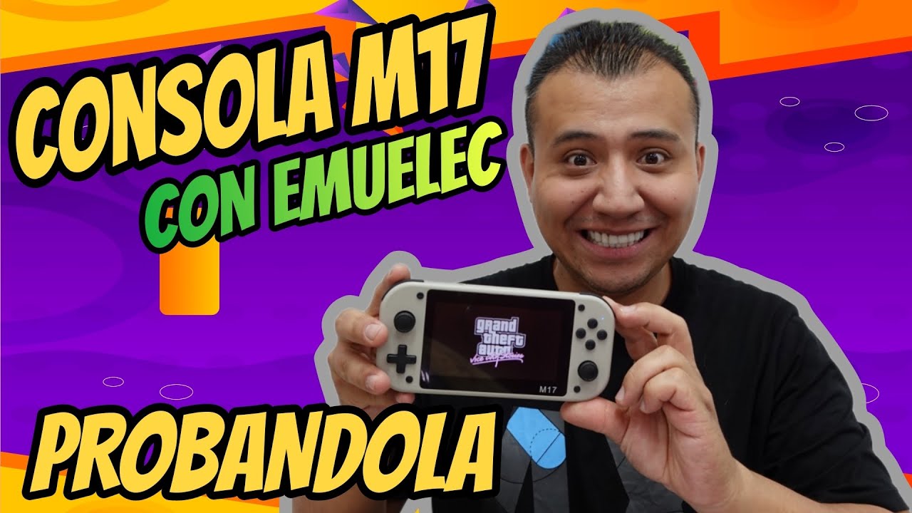 Probando la consola emulador retro M17 con EmuELEC 4.3 Será una buena consola