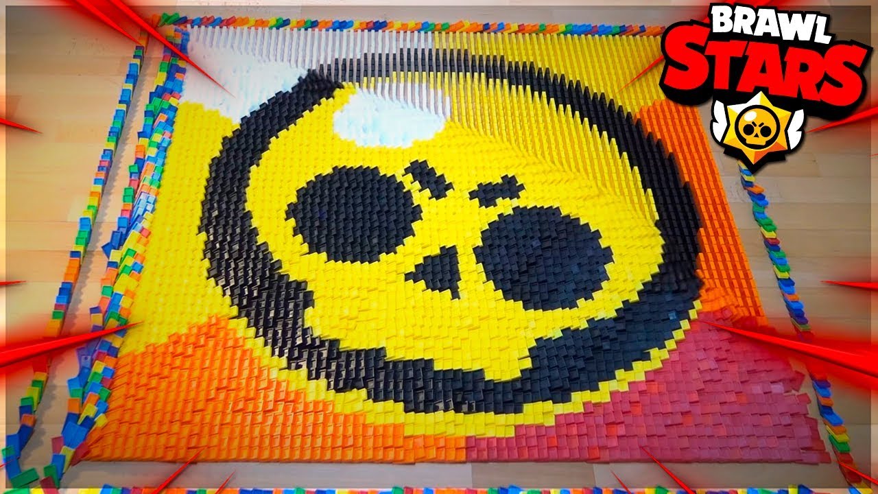 BRAWL STARS FEITO COM 35 000 DOMINOS [MUITO INSANO!]